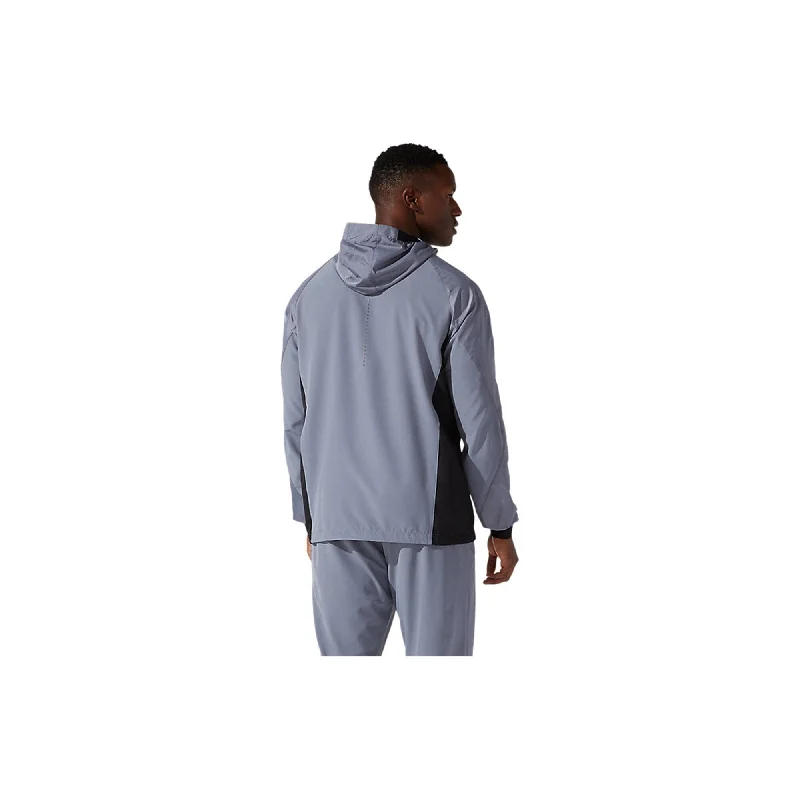 Lightweight Jackets ASICS Mens Hybrid Woven Windbreaker Jacket, Grey, X-Large (Regular) Lightweight Jackets ASICS Mens Hybrid Woven Windbreaker Jacket, Grey, X-Large (Regular)