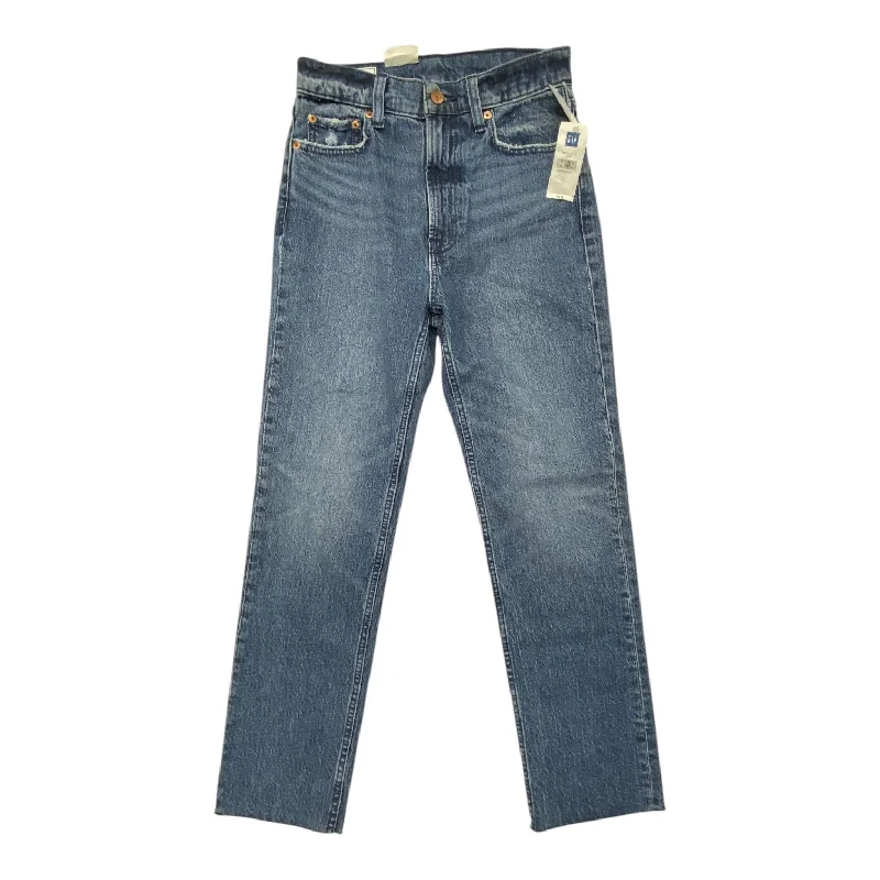 Sporty Accessories Jeans Straight By Gap In Blue Denim, Size: 6