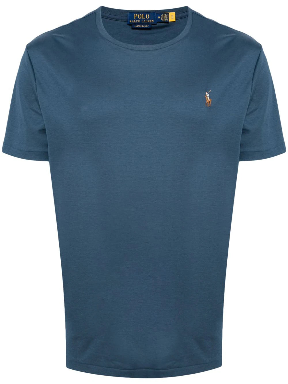 Relaxed Denim Short-Sleeve Cotton T-Shirt