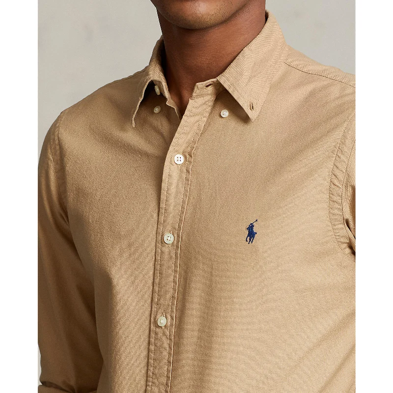 Fashion Layers Oxford Shirt - Medium Beige