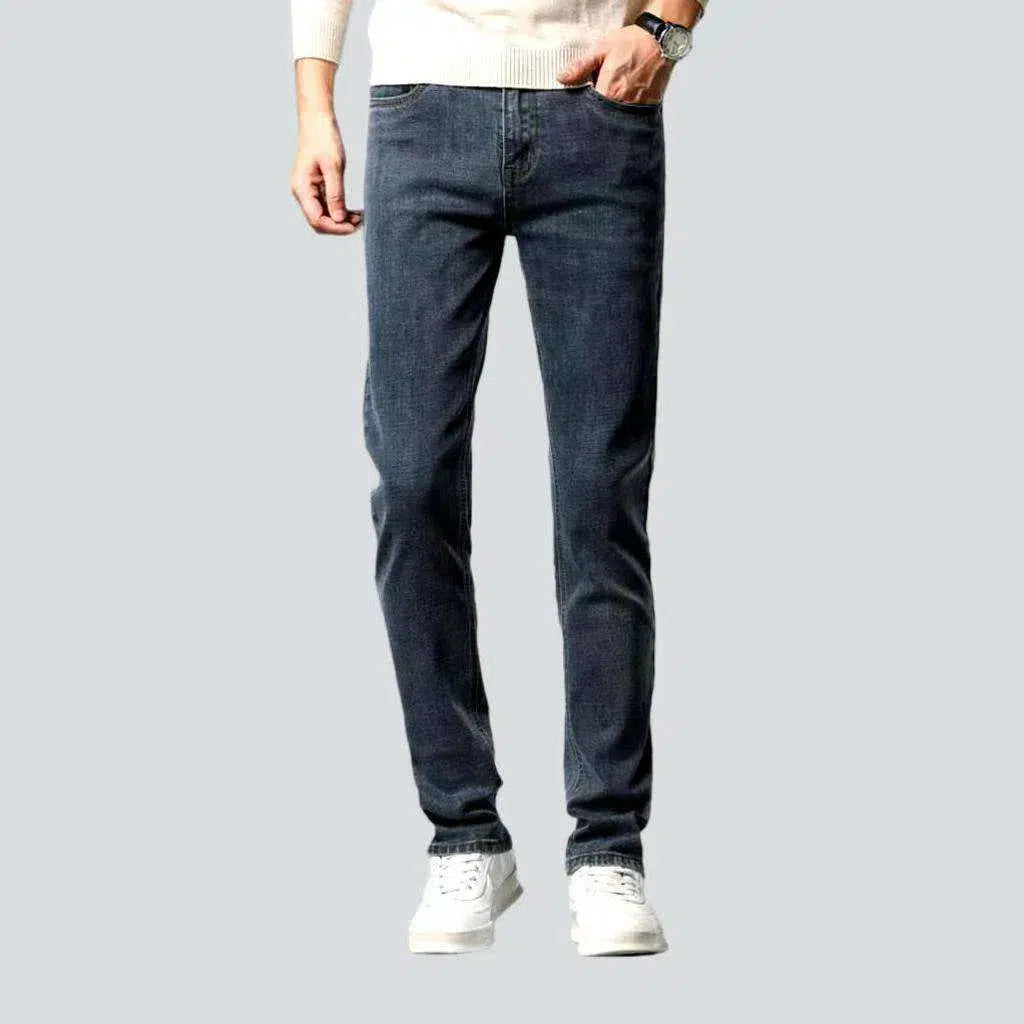 Smart Casual Wear Dark men's vintage jeans