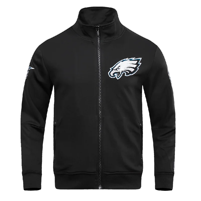 Sporty Looks NFL PHILADELPHIA EAGLES PRO TEAM MEN'S TRACK JACKET (BLACK)