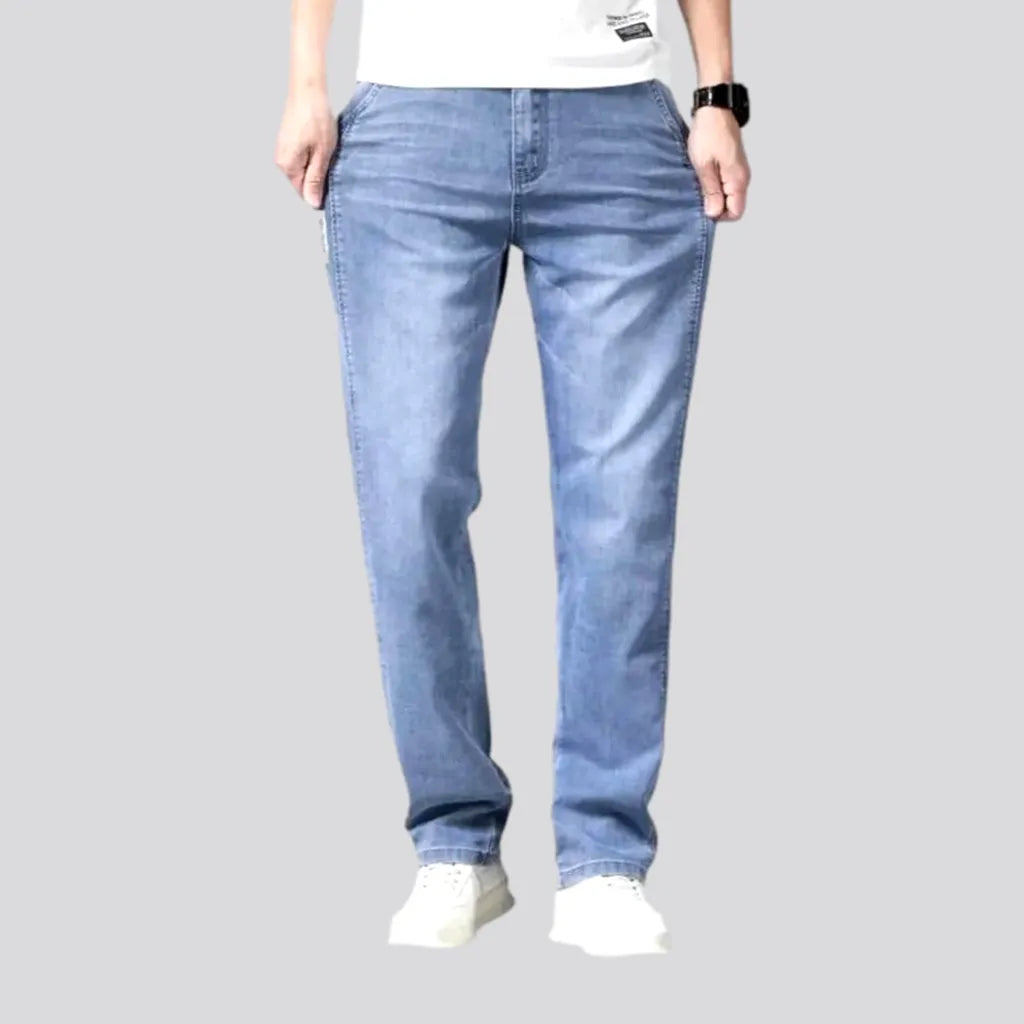 Summer Outfits High-waist lyocell jeans for men