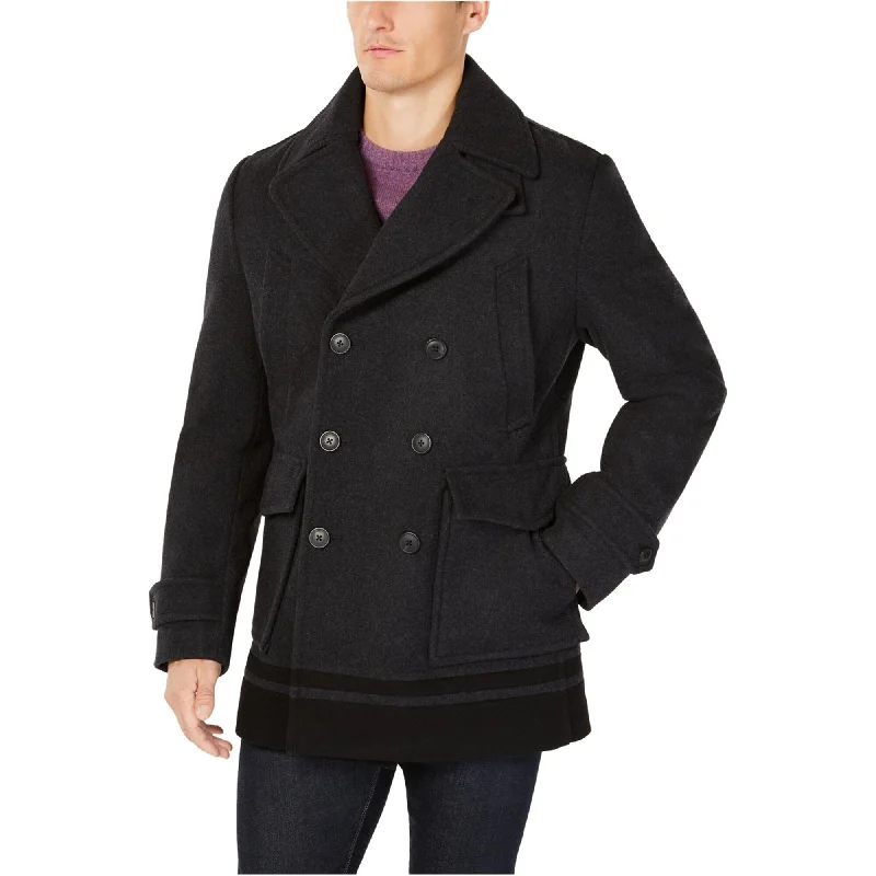 Classic Shirts Calvin Klein Mens Wool Pea Coat