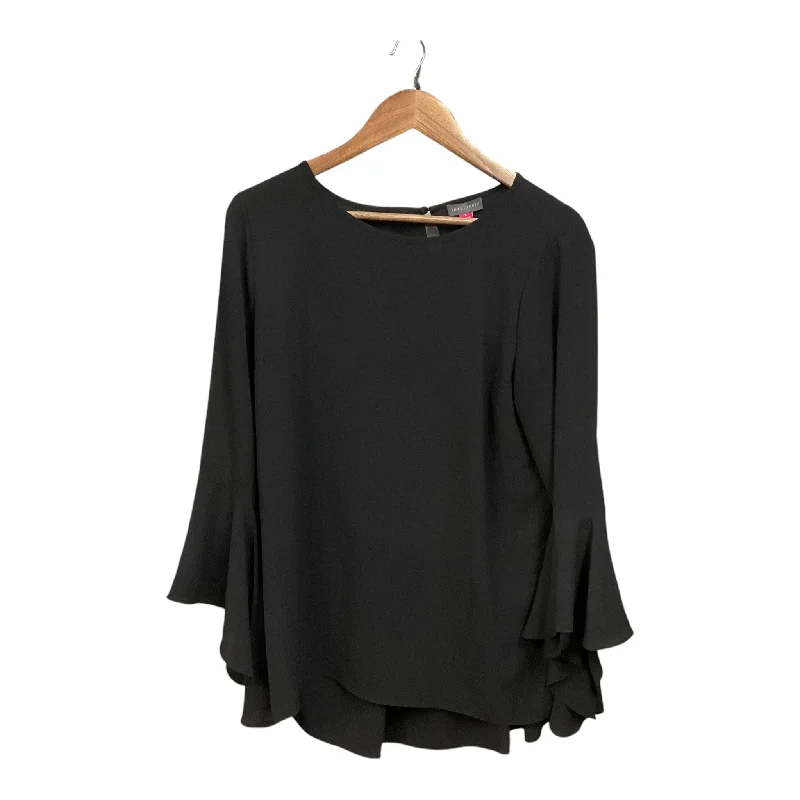 Everyday Jackets Top Long Sleeve By Vince Camuto In Black, Size: S