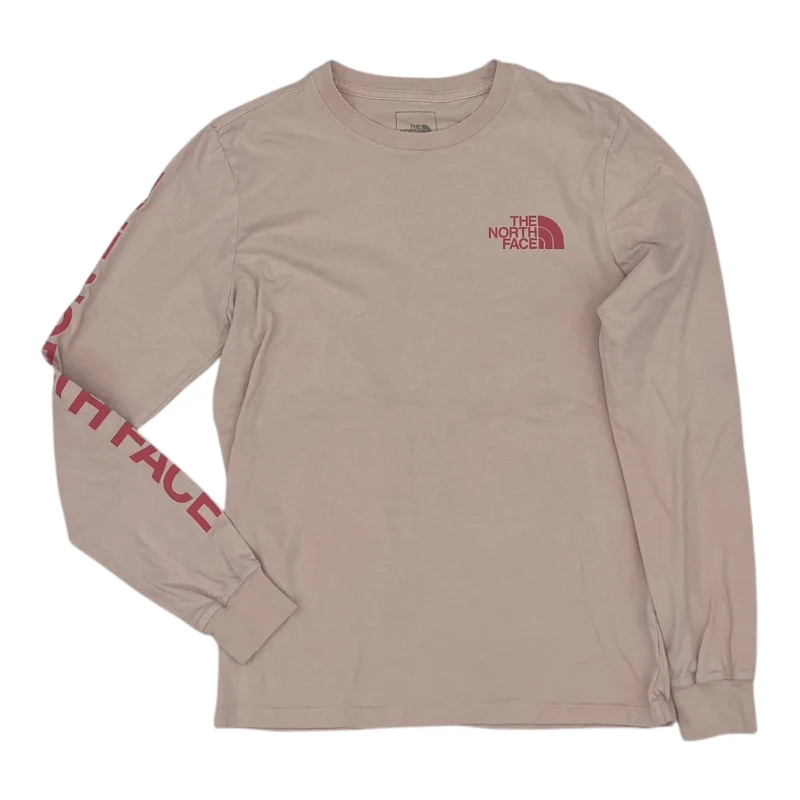 Sporty Looks Top Ls By The North Face In Pink, Size:Xs