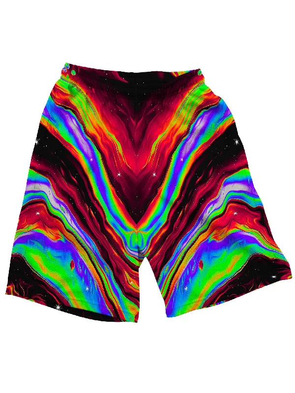 Sleek Tops Neon Venus Fly Trap Shorts