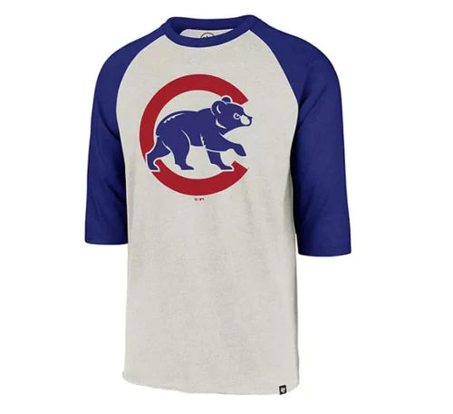 Fashion Hoodies Chicago Cubs - Imprint Club Raglan Men's T-Shirt Medium