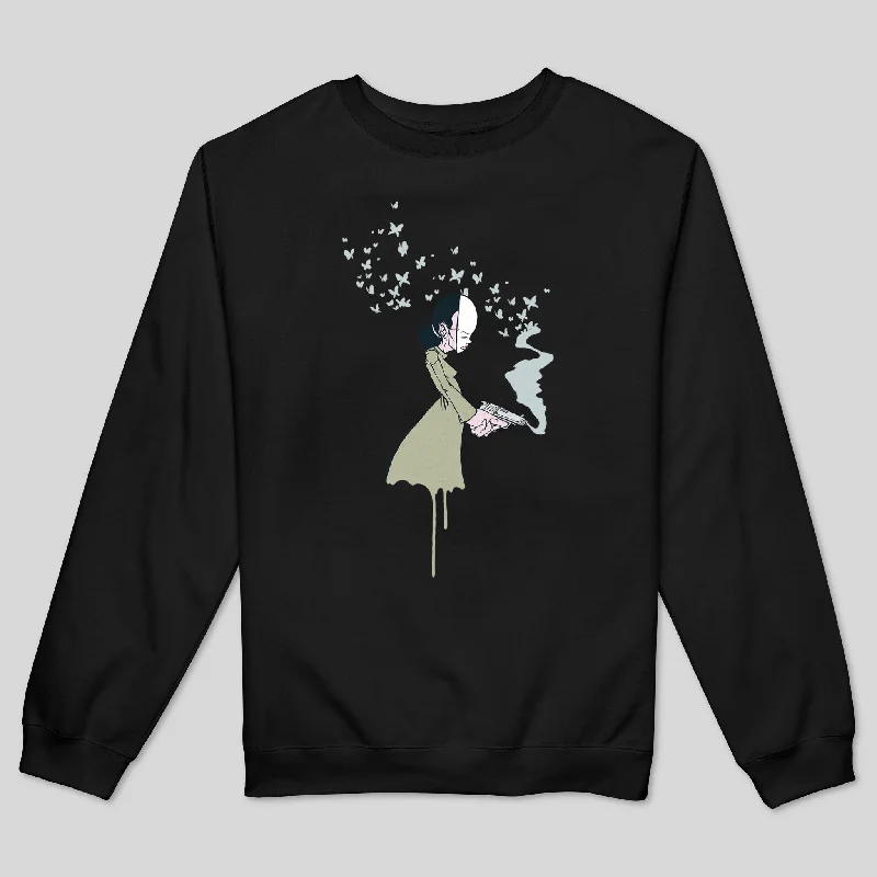 Soft Tees BUTTERFLY GUN MEN'S SWEATSHIRT