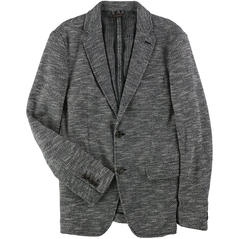 Classic Shirts Tasso Elba Mens Classic-Fit Knit Sport Coat, Grey, Large (Regular)