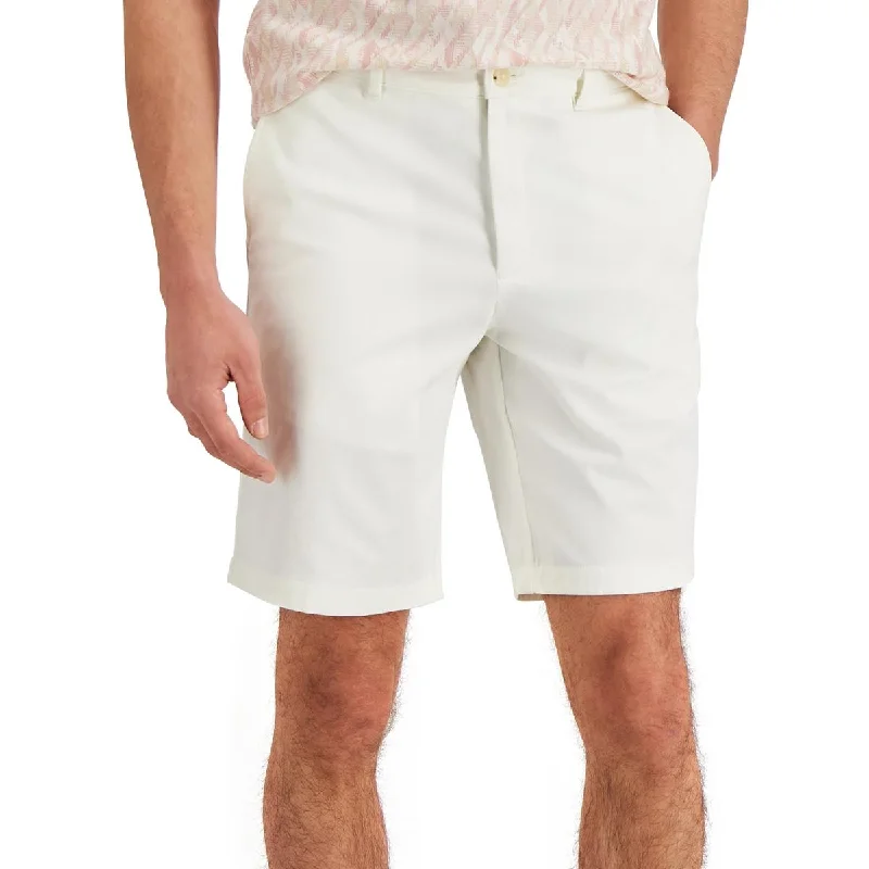 Casual Looks Alfani Mens Flat Front Solid Casual Shorts