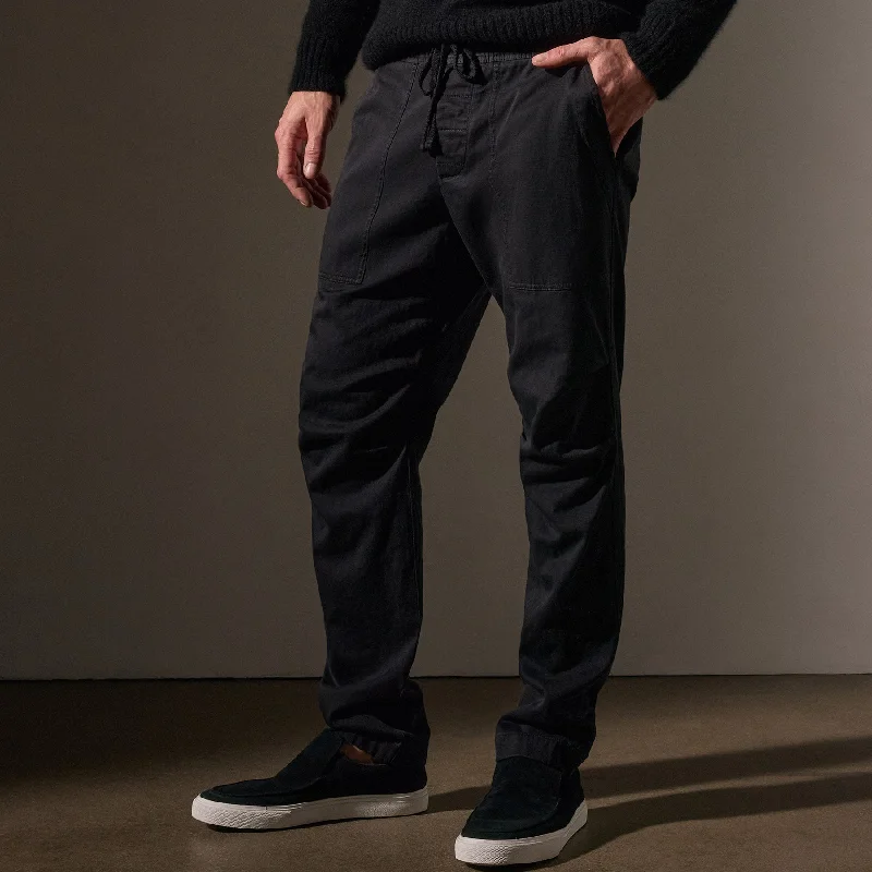 Modern Pants Army Cotton Slub Utility Pant - Black Pigment
