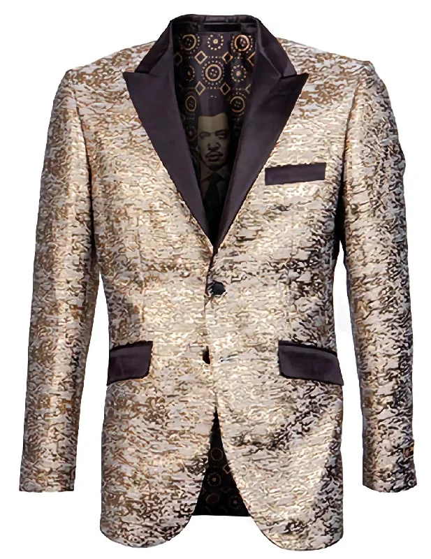 Stylish Jackets Slim Fit Formal Dinner Show Blazer in Copper