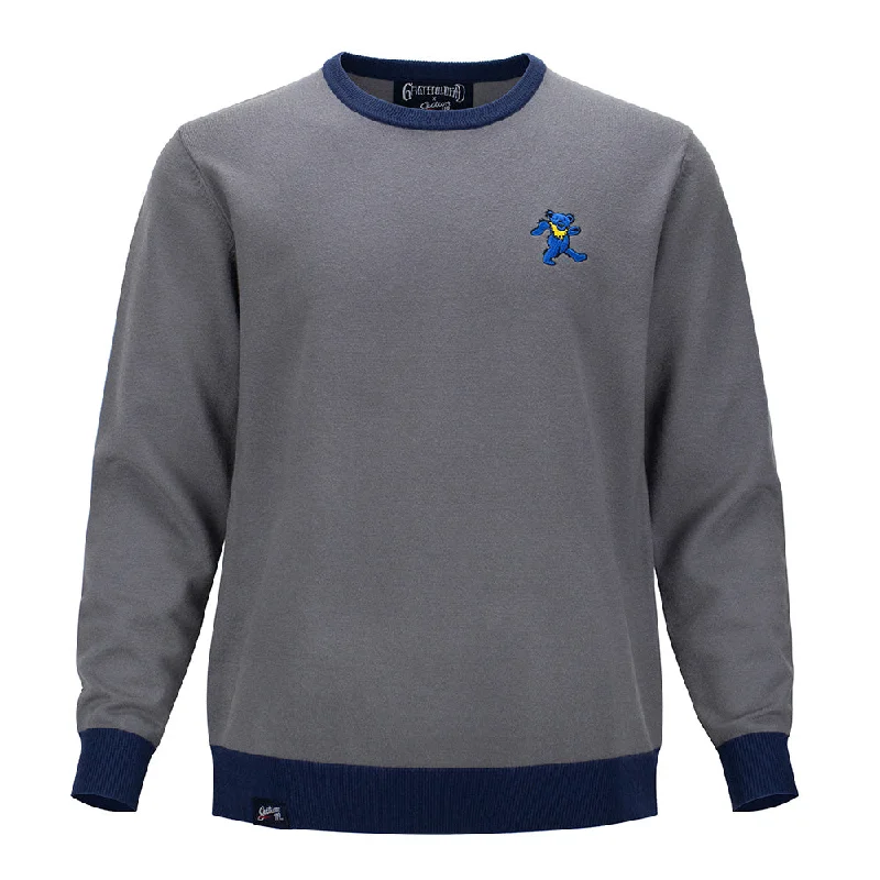 All-Season Jackets Grateful Dead | Regular Sweater | Blue Bear in Grey