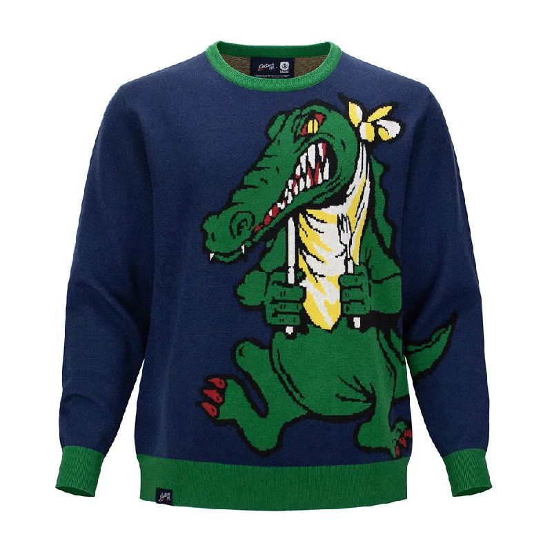 Smart Designs Jerry Garcia | Regular Sweater | Big Alligator Blue