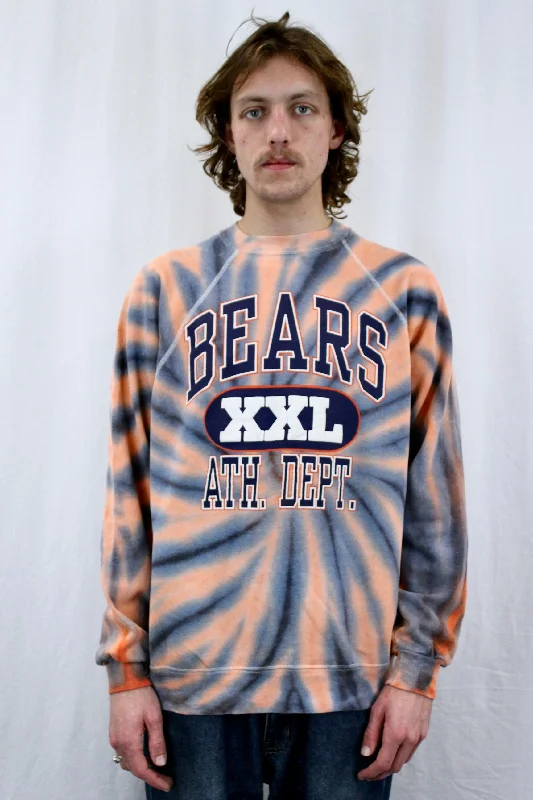Fashion Sweaters Tie-Dye Crewneck